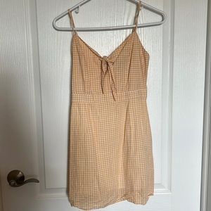 Lulu’s yellow and white mini dress